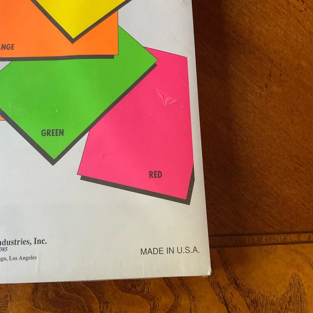 Printing, copy paper, Bright colors, Pen-Tab brand, 180 sheets, 8 1/2” x 11” USA
